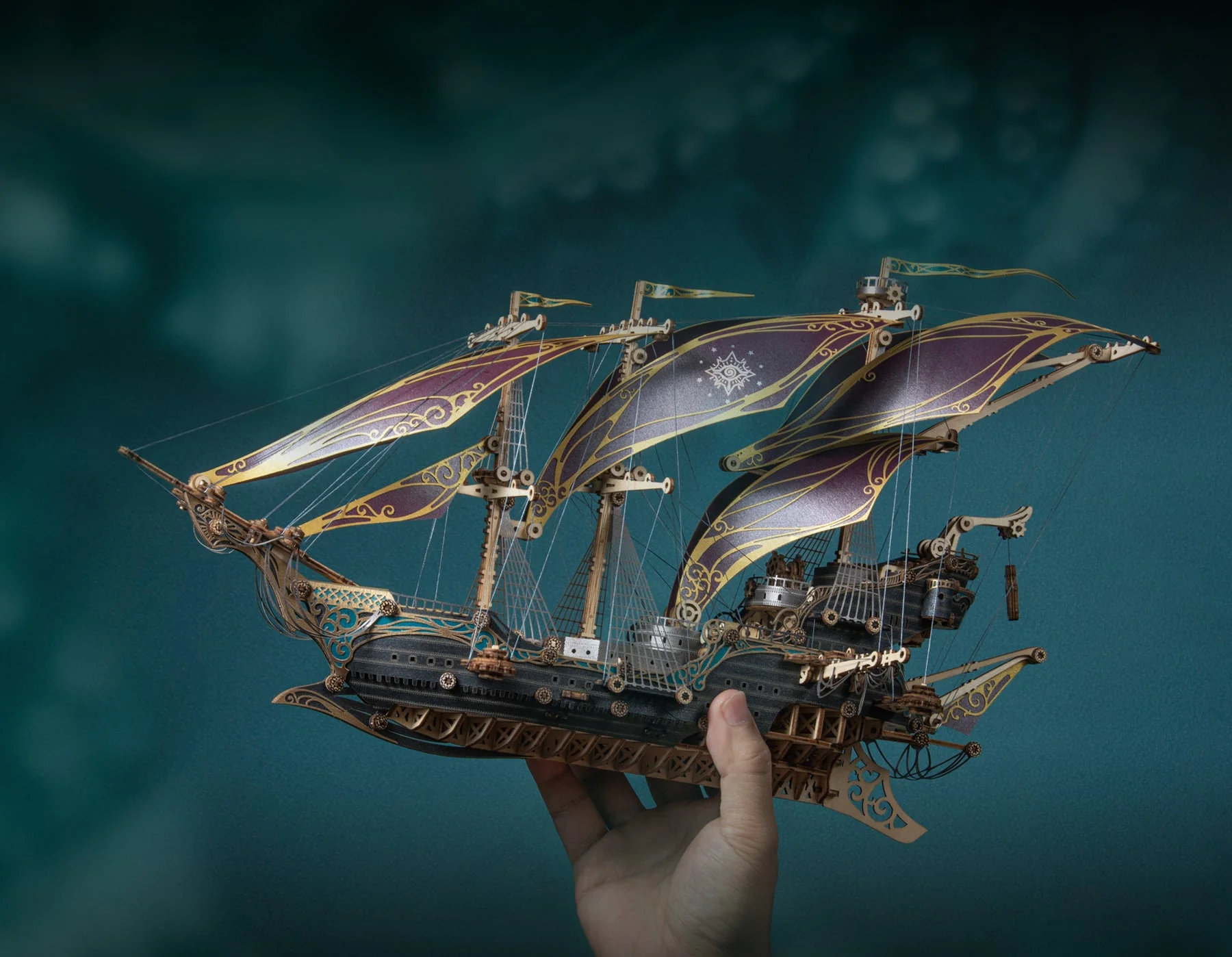 HowCat Corsair Future 3d Wooden Puzzle - Image 12