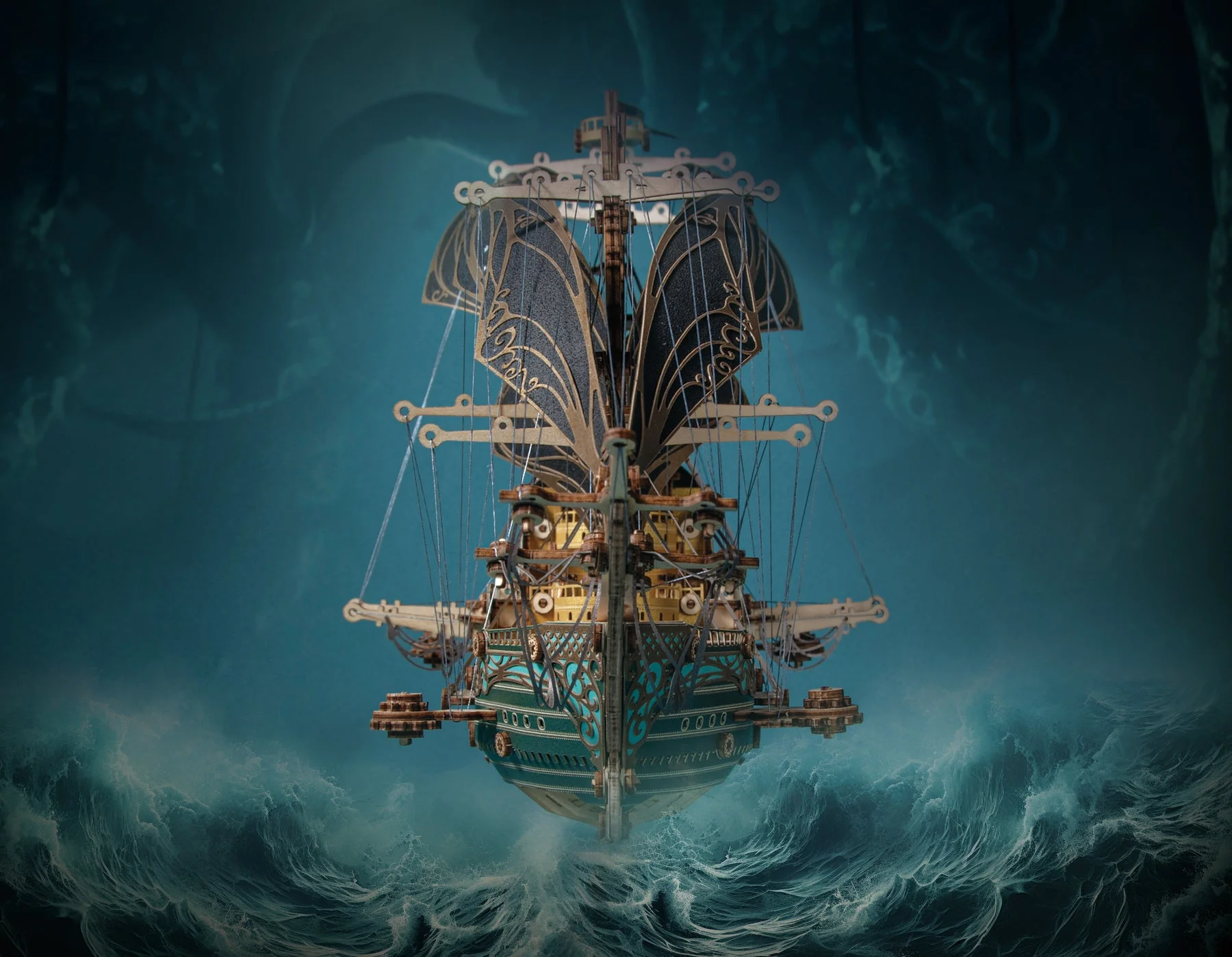 HowCat Corsair Future 3d Wooden Puzzle - Image 13