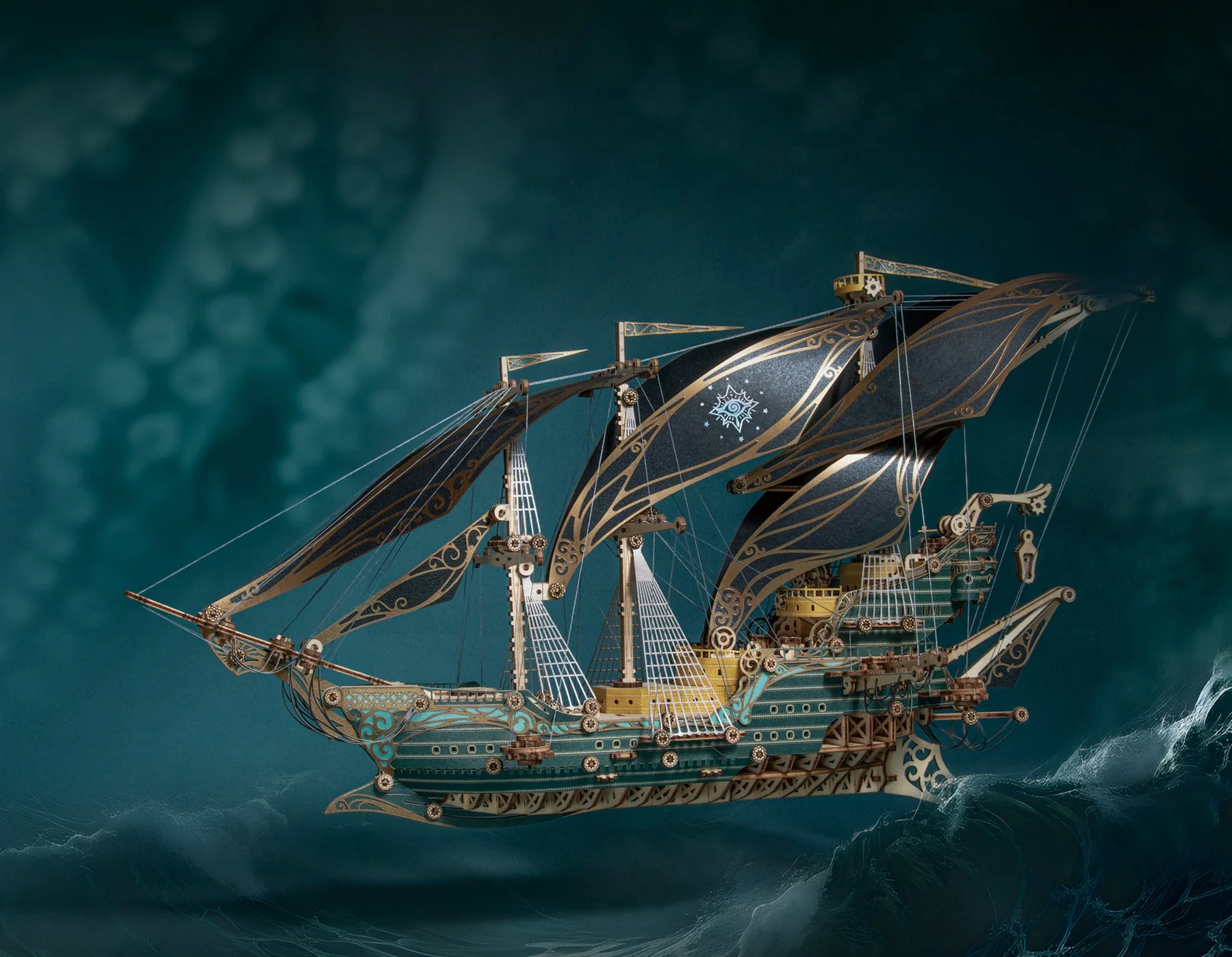 HowCat Corsair Future 3d Wooden Puzzle - Image 14