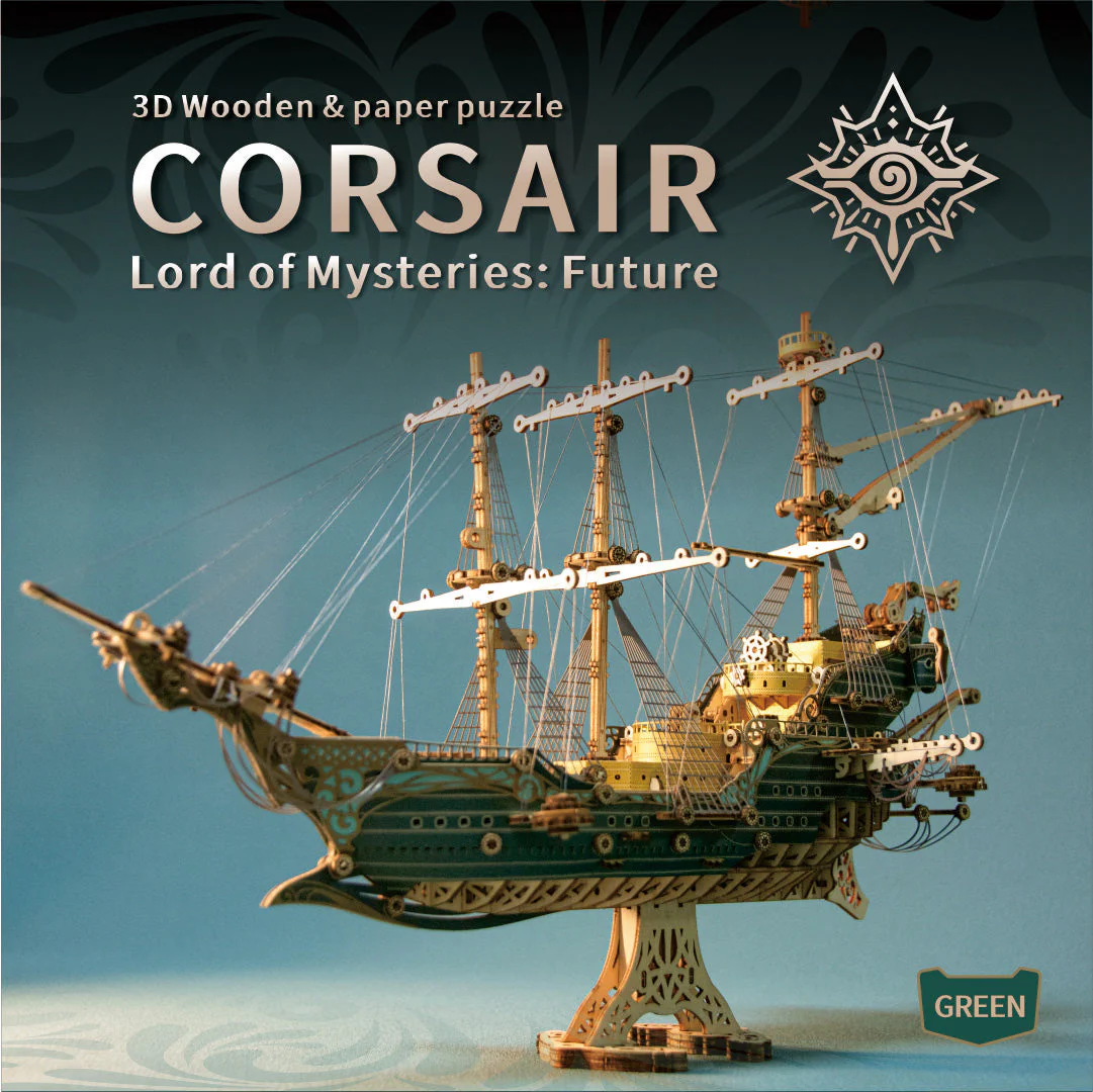 HowCat Corsair Future 3d Wooden Puzzle - Image 4