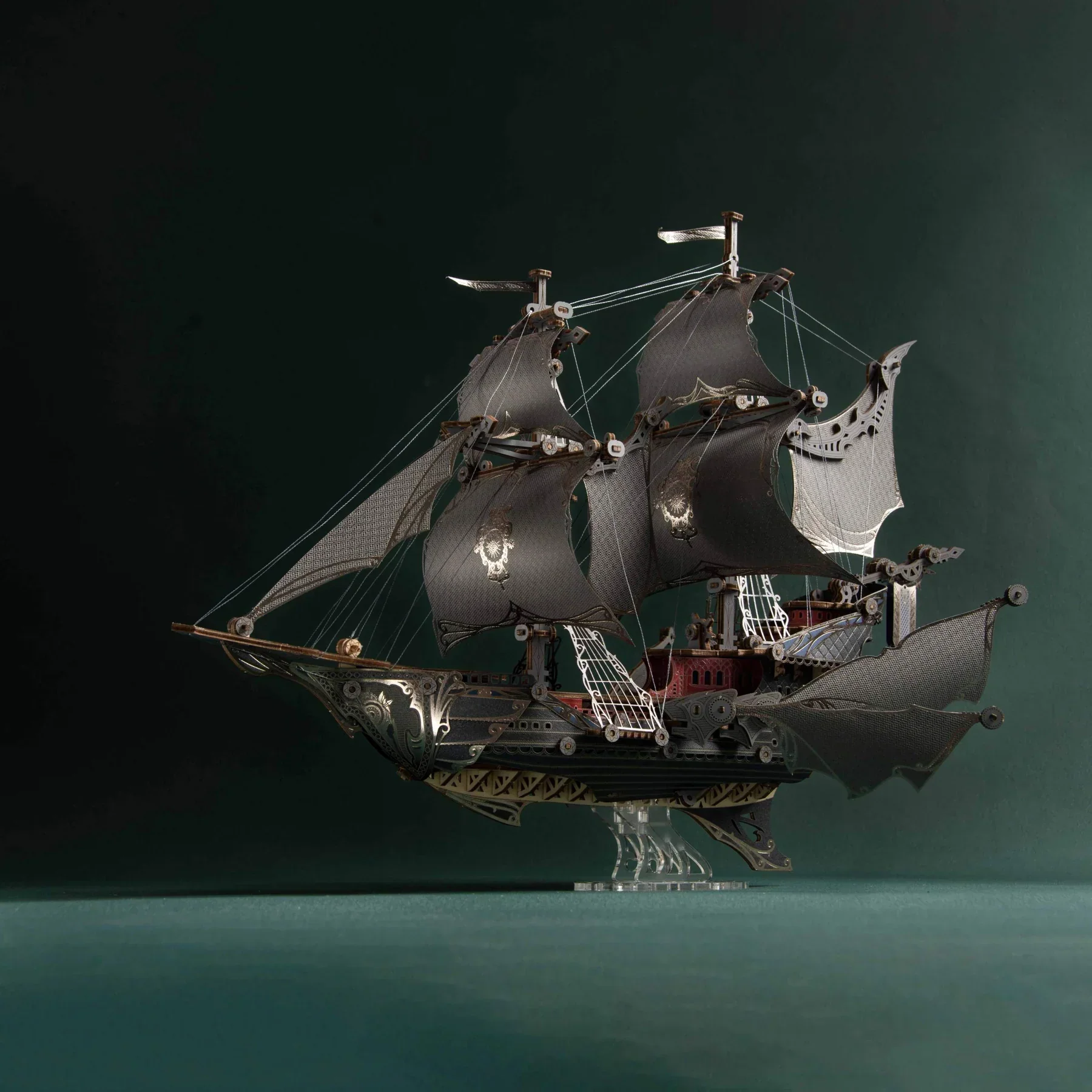 HowCat Fantasy Ship 3d Wooden Puzzle [PRE-ORDER] - Image 3