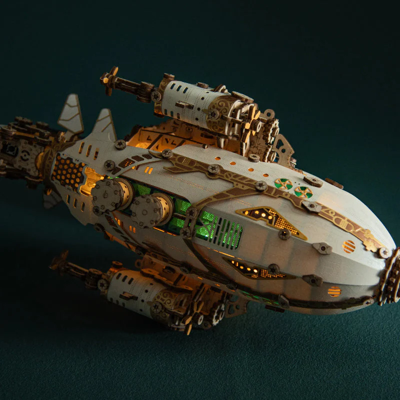 HowCat Steampunk Airships 3d Wooden Puzzle [PRE-ORDER] - Image 13