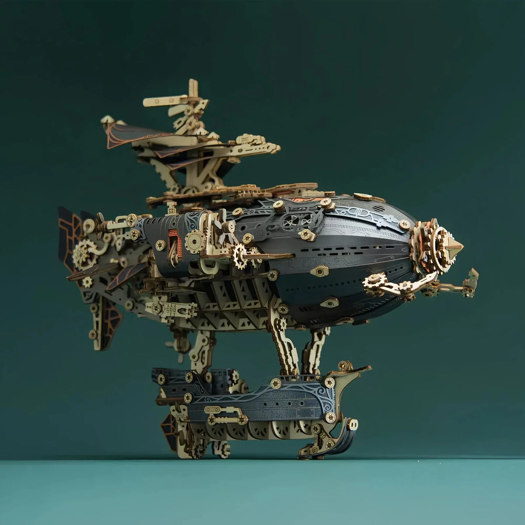 HowCat Steampunk Airships 3d Wooden Puzzle [PRE-ORDER] - Image 2