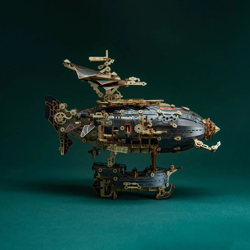 HowCat Steampunk Airships 3d Wooden Puzzle [PRE-ORDER] - Image 5