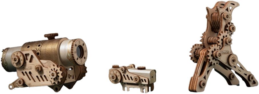 HowCat Steampunk Revolver 3d Wooden Puzzle - Image 10