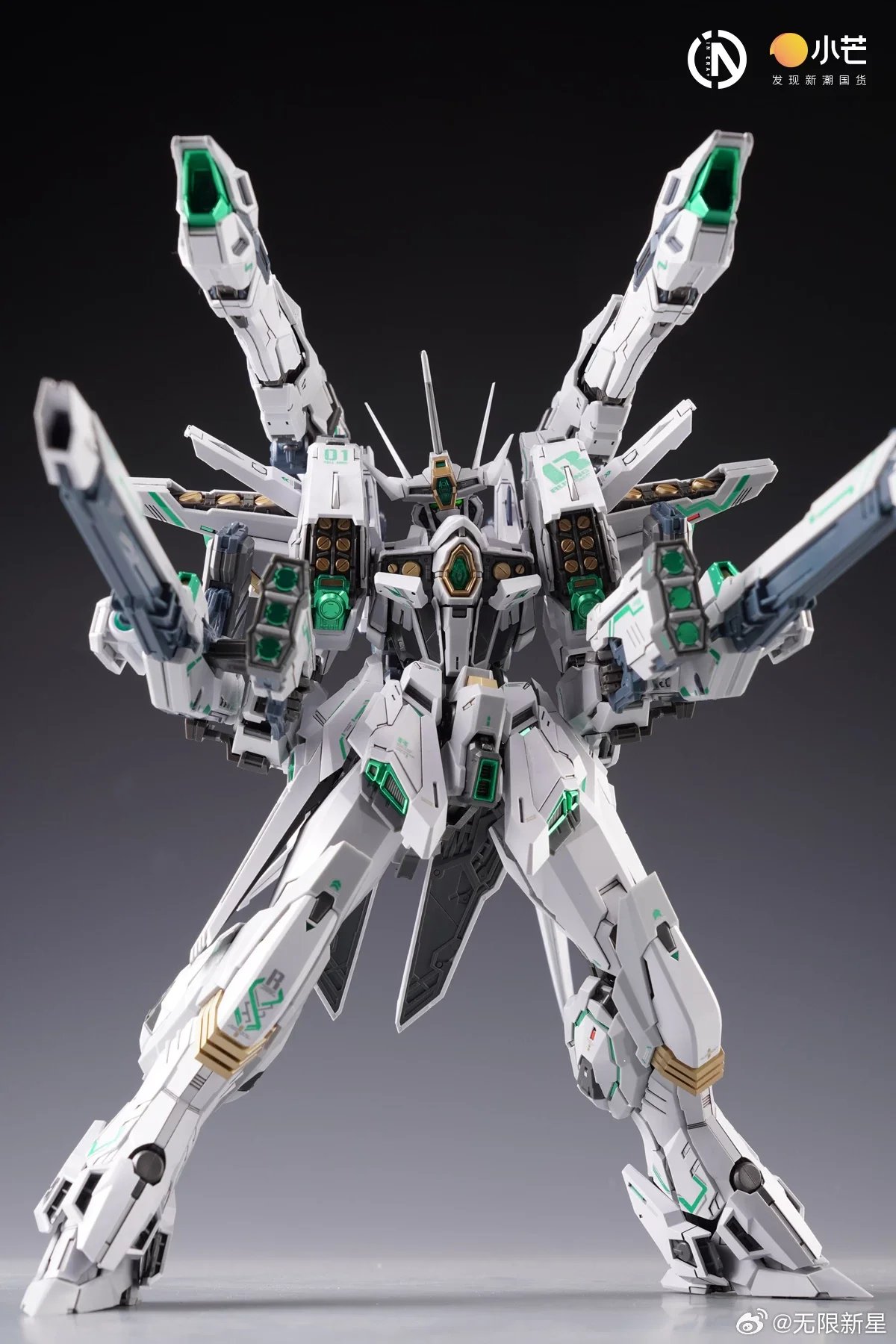 Infinite Dimensions - MG 1/100 ERA+ Ruling White Limited Version Metal Frame Model Kit - Image 2