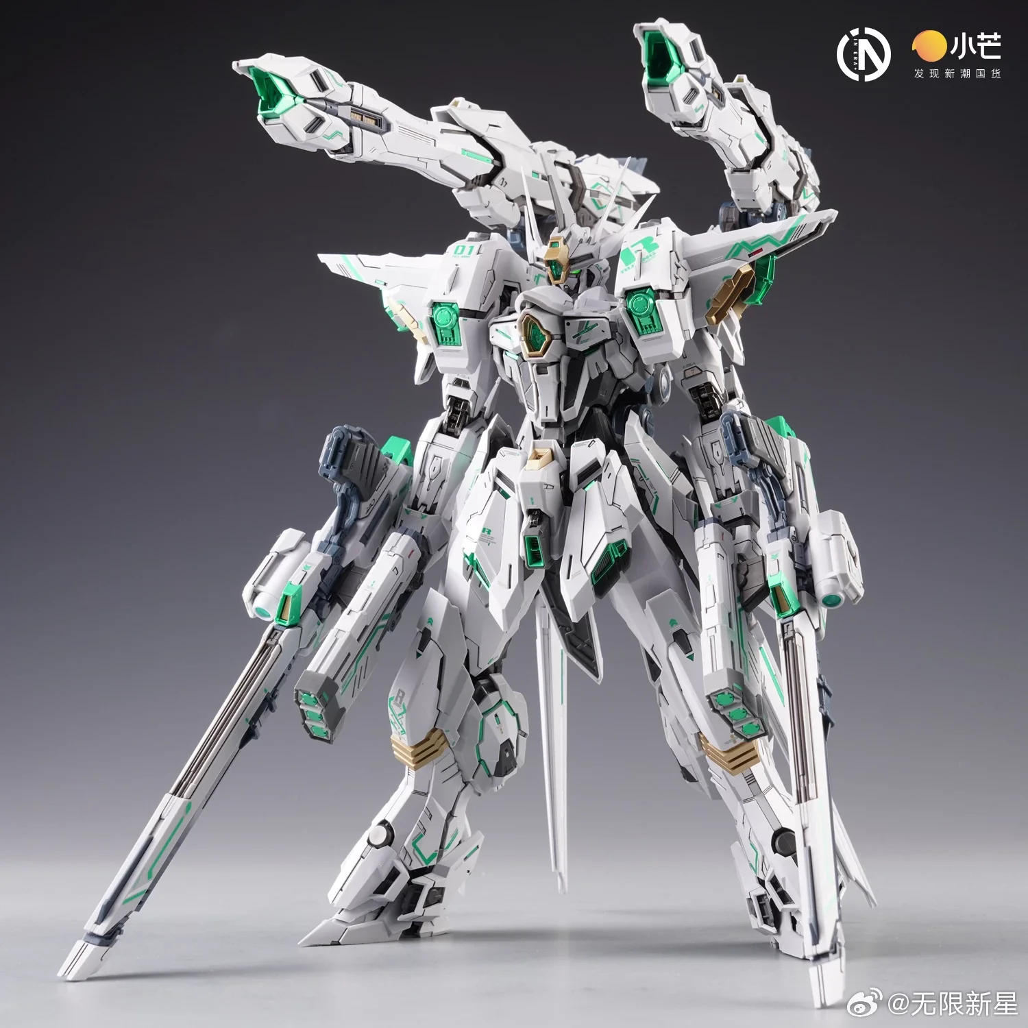 Infinite Dimensions - MG 1/100 ERA+ Ruling White Limited Version Metal Frame Model Kit - Image 3