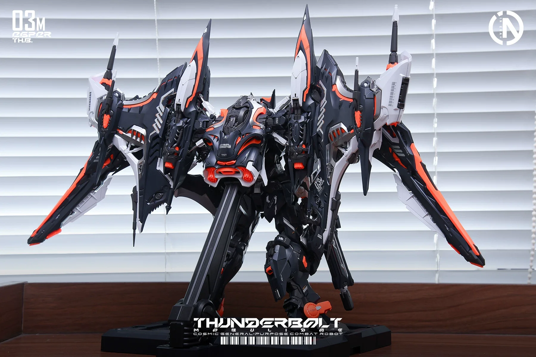 Infinite Dimensions - MG 1/100 RMD 03 Thunderbolt with Manta Ray Equipment (Orange and Black) [PRE-ORDER] - Image 10