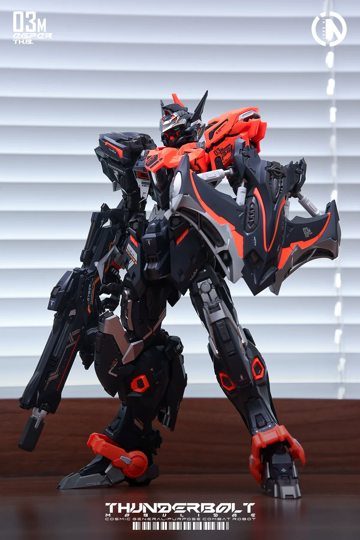 Infinite Dimensions - MG 1/100 RMD 03 Thunderbolt with Manta Ray Equipment (Orange and Black) [PRE-ORDER] - Image 2