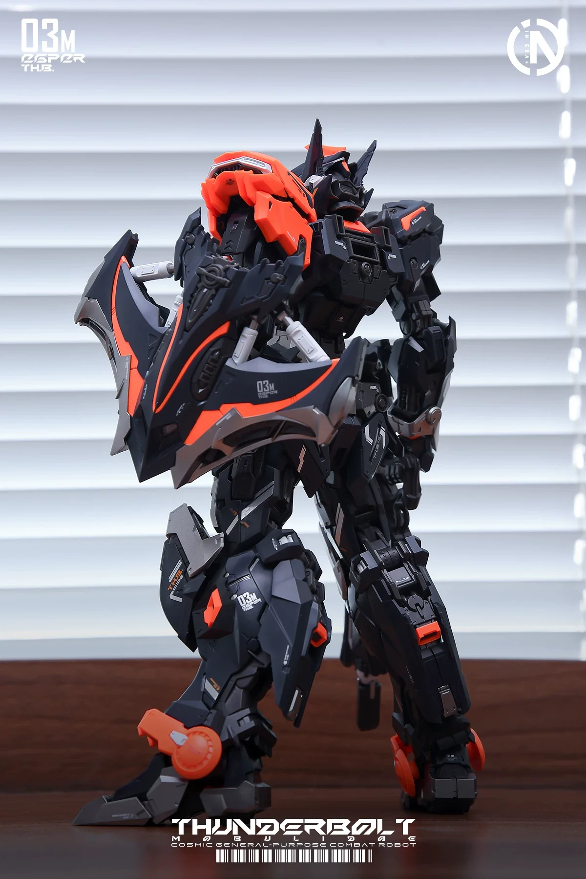 Infinite Dimensions - MG 1/100 RMD 03 Thunderbolt with Manta Ray Equipment (Orange and Black) [PRE-ORDER] - Image 4
