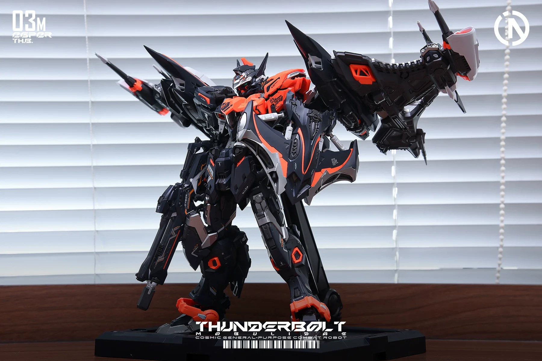 Infinite Dimensions - MG 1/100 RMD 03 Thunderbolt with Manta Ray Equipment (Orange and Black) [PRE-ORDER] - Image 5