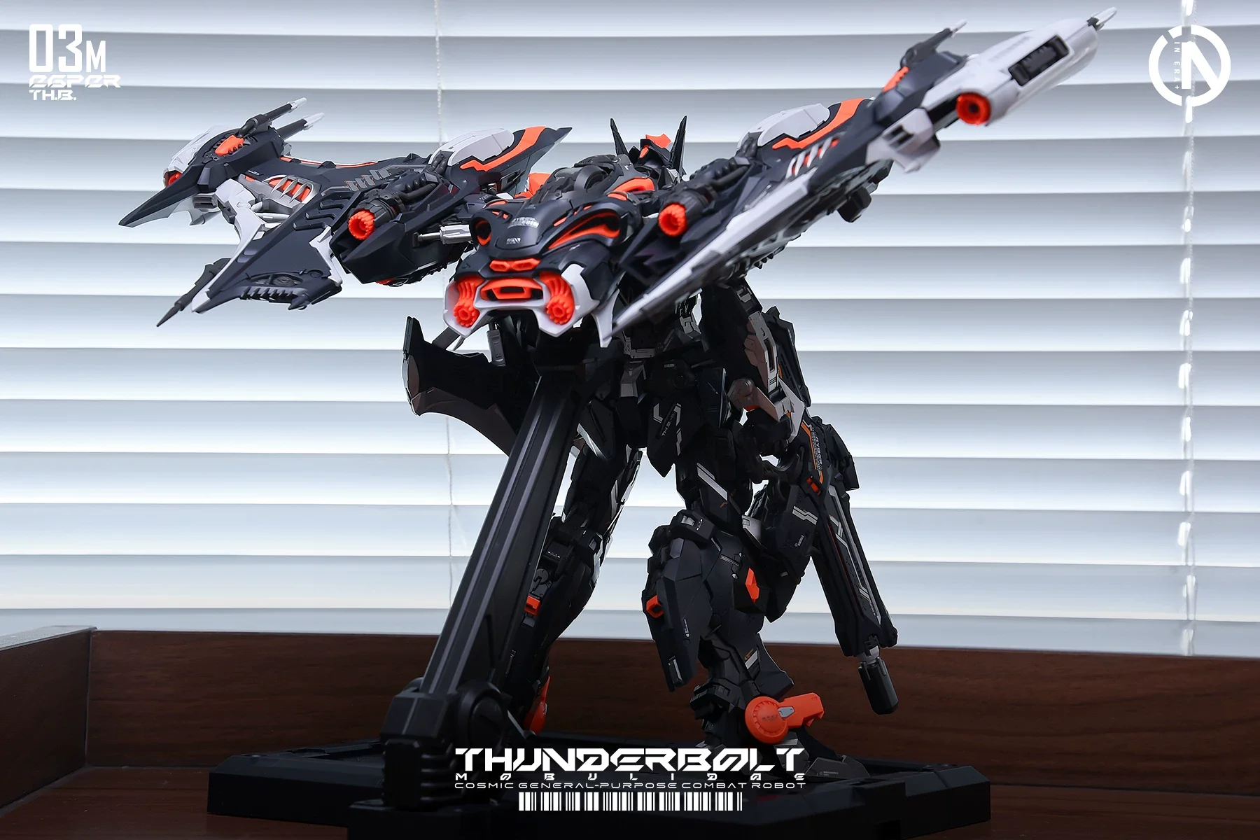 Infinite Dimensions - MG 1/100 RMD 03 Thunderbolt with Manta Ray Equipment (Orange and Black) [PRE-ORDER] - Image 6