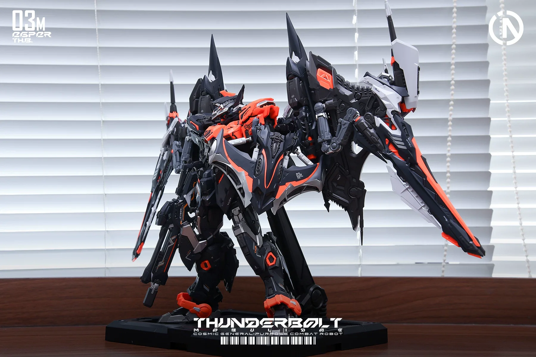 Infinite Dimensions - MG 1/100 RMD 03 Thunderbolt with Manta Ray Equipment (Orange and Black) [PRE-ORDER] - Image 7