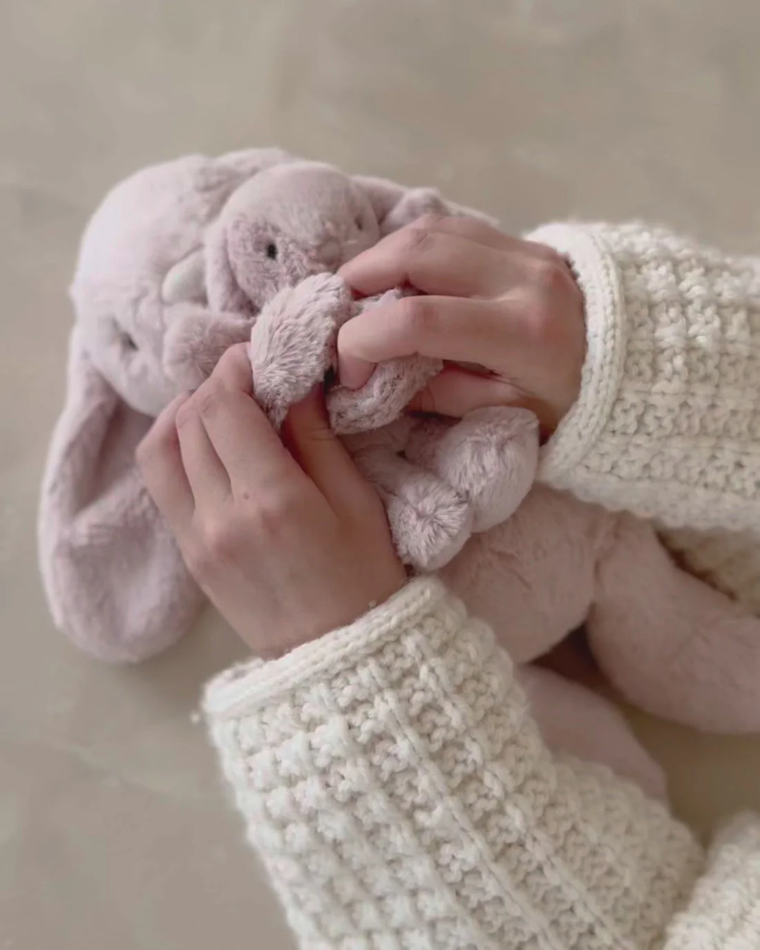 Jamie Kay - Snuggle Bunnies Plush Frankie the Hugging Bunny Blush - Image 7
