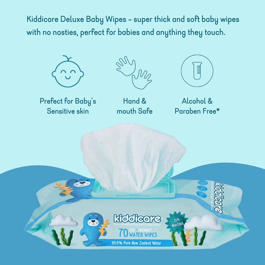 Kiddicare - Baby Wipes - Water Wipes 12 Value Pack (12*70s) - Image 10