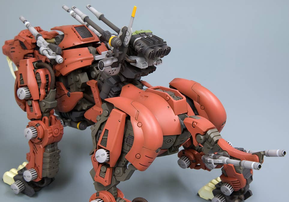 Kotobukiya - 1/72 ZOIDS EZ-016 Saber Tiger Marking Plus Ver. - Image 7