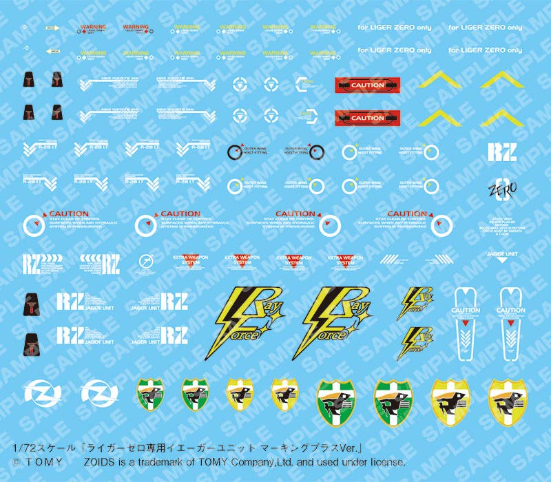 Kotobukiya - Zoids Jager Unit Marking Plus Ver. For Liger Zero Expansion Set - Image 3