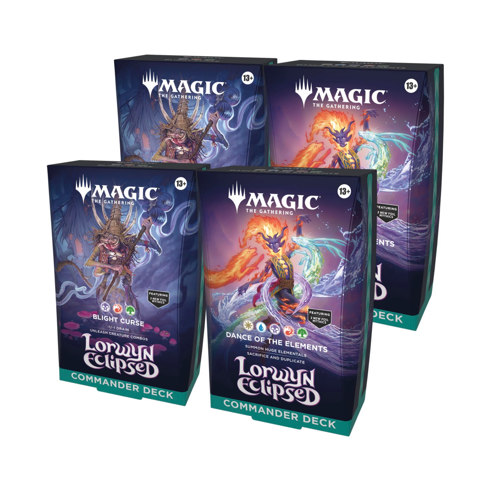 Magic The Gathering - Lorwyn Eclipsed Commander Deck (Set of 2)