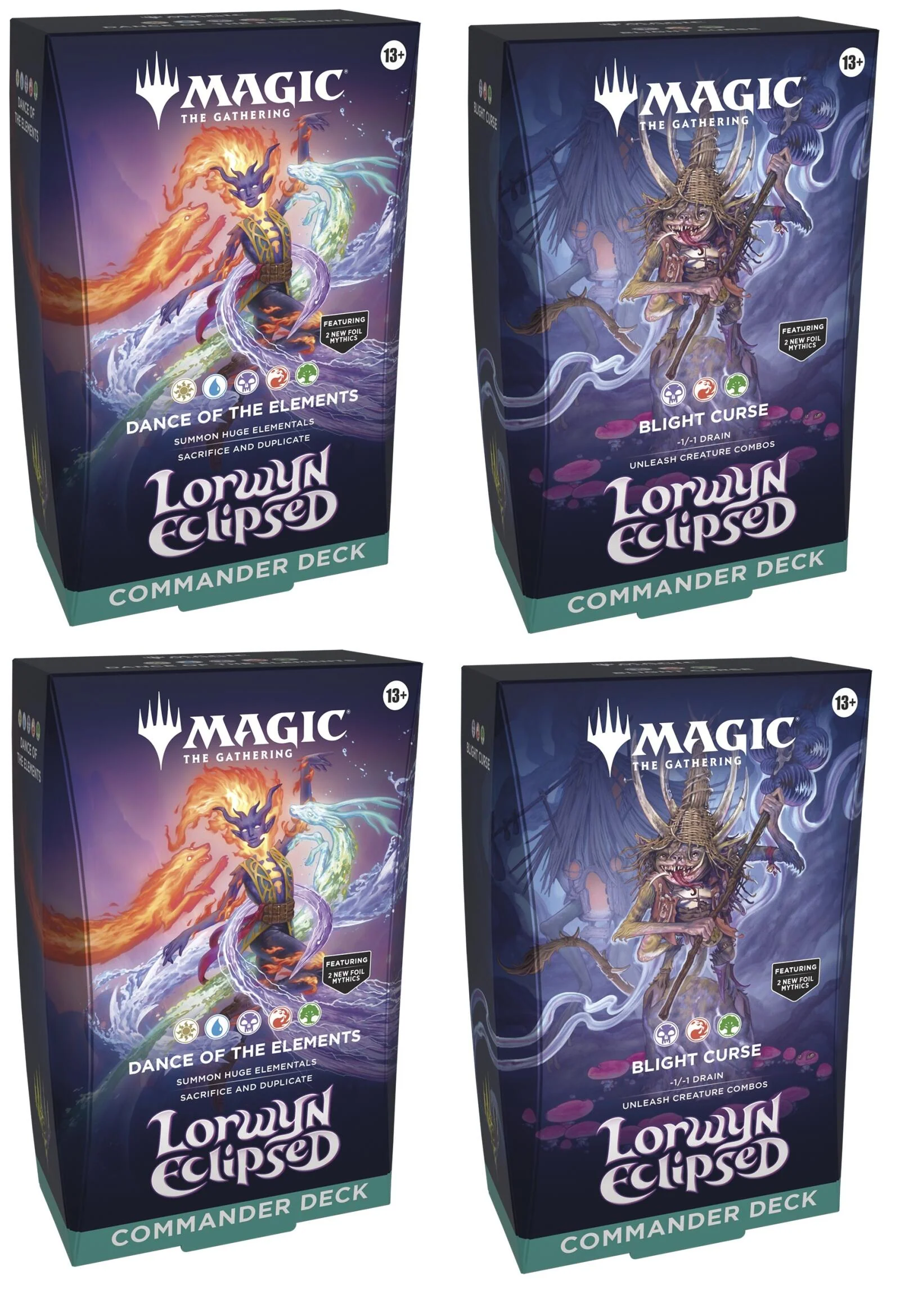 Magic The Gathering - Lorwyn Eclipsed Commander Deck (Set of 2) - Image 2