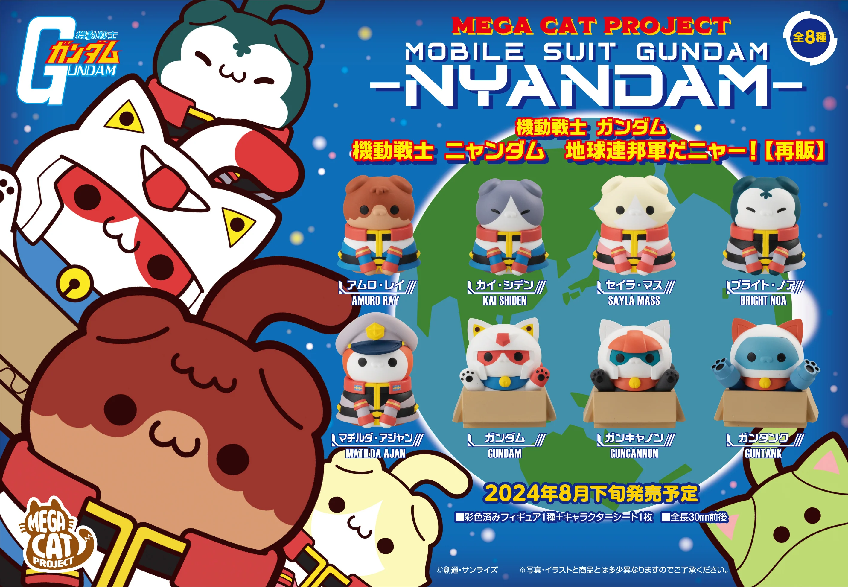 MEGA CAT PROJECT Mobile Suit Gundam Nyandamu Earth Federation Forces Meow! - Image 13