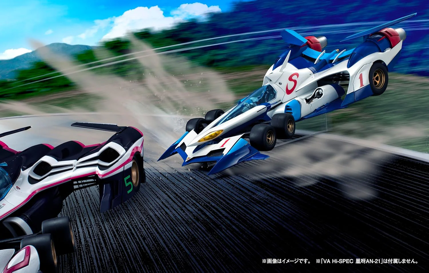 MegaHouse - 1/18 Variable Action Hi-SPEC Future GPX Cyber Formula SIN nu Asurada AKF-0/G - Image 10