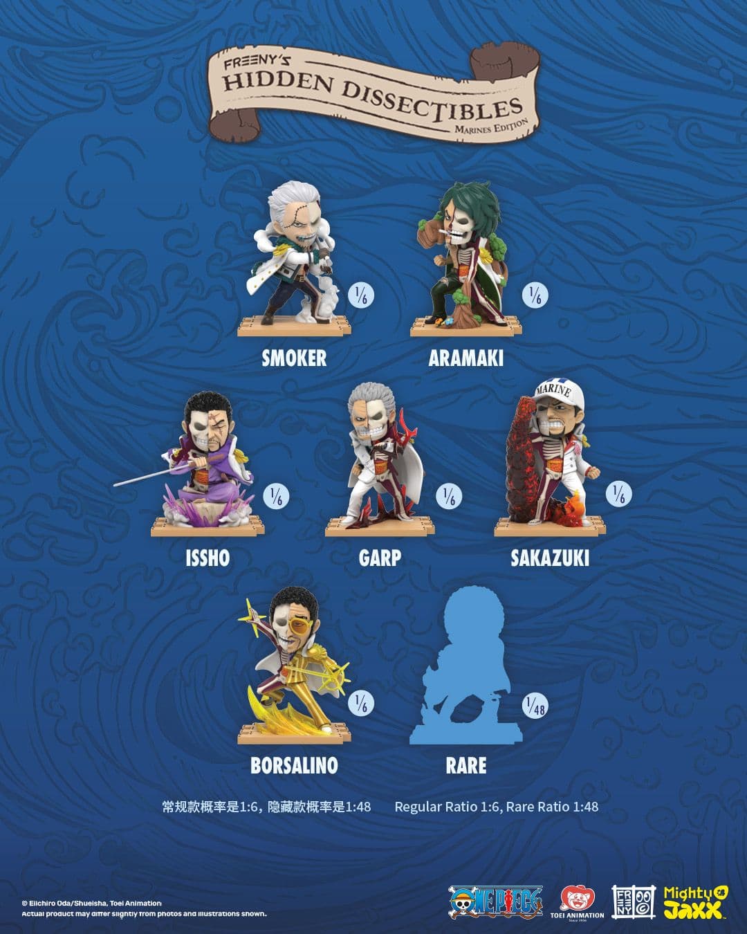 Mighty Jaxx - One Piece Freeny's Hidden Dissectibles (Marines Edition) Blind Box - Image 16