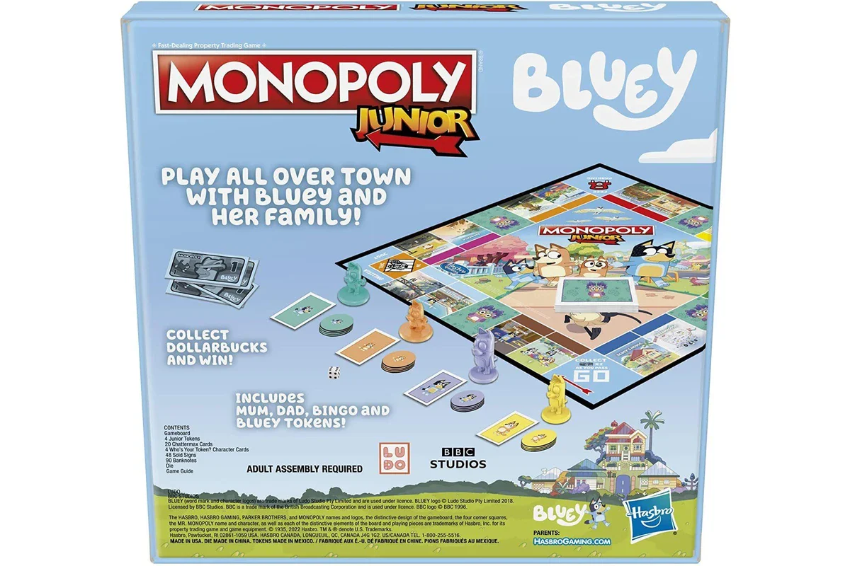 Monopoly - Junior Edition Board Game Bluey - Image 2