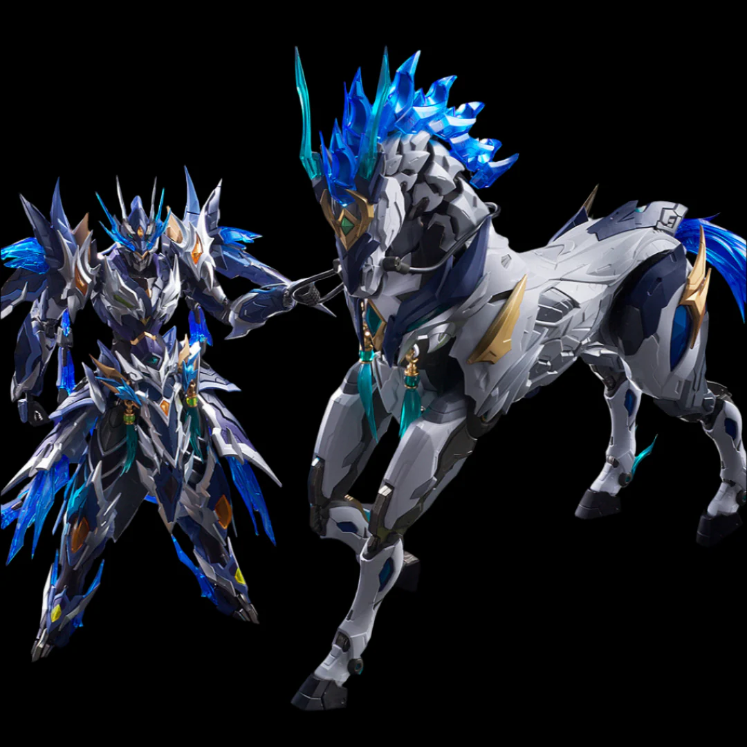 Motor Nuclear - MNP-XH05 Zhao Yun & White Dragon Horse Movable Plastic Model Kit