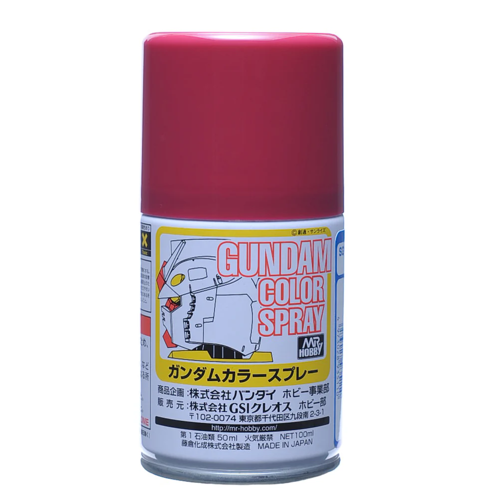 MR HOBBY - GSI Creos Gundam Color Spray MS Char’s Red 40ml SG11