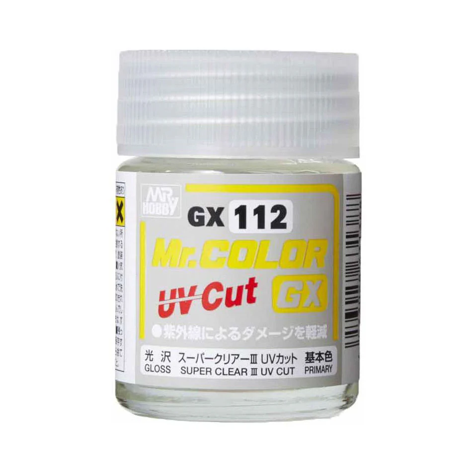 MR HOBBY - GSI Creos Mr. Color GX Super Clear III UV Cut Gloss 18ml GX112