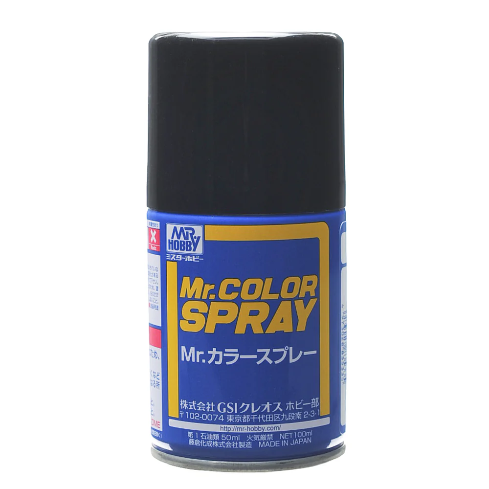MR HOBBY - GSI Creos Mr. Color Spray Black 40ml S2