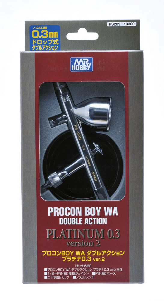 MR HOBBY - GSI Creos Mr. Procon Boy WA Platinum 0.3mm Double Action ver.2 PS289 - Image 5