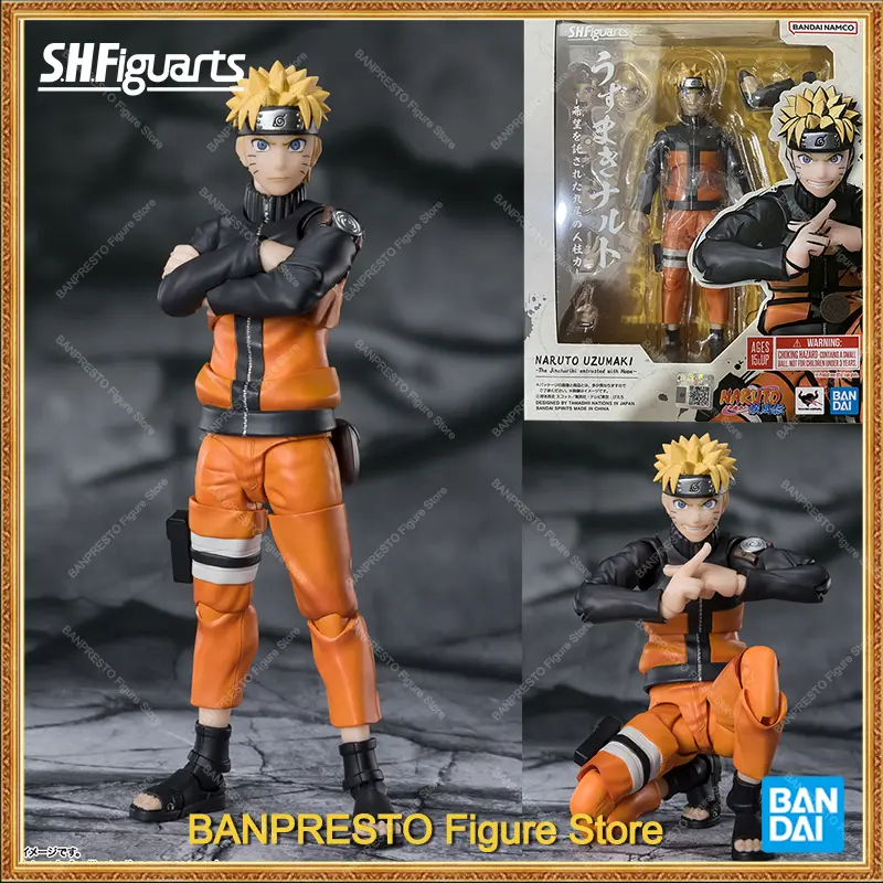 Naruto - S.H.Figuarts Naruto Uzumaki Kurama's Jinchuriki Entrusted with Hope - Image 2