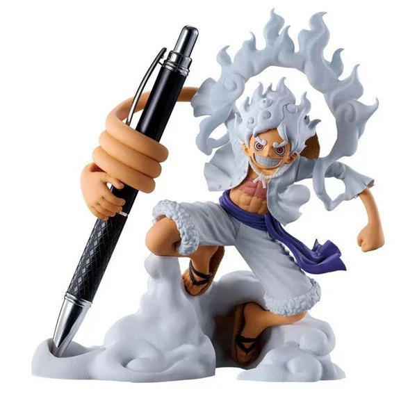 One Piece - Banpresto - Monkey D. Luffy Gear 5 Vol.1 Figlife Penstand Figure - Image 2