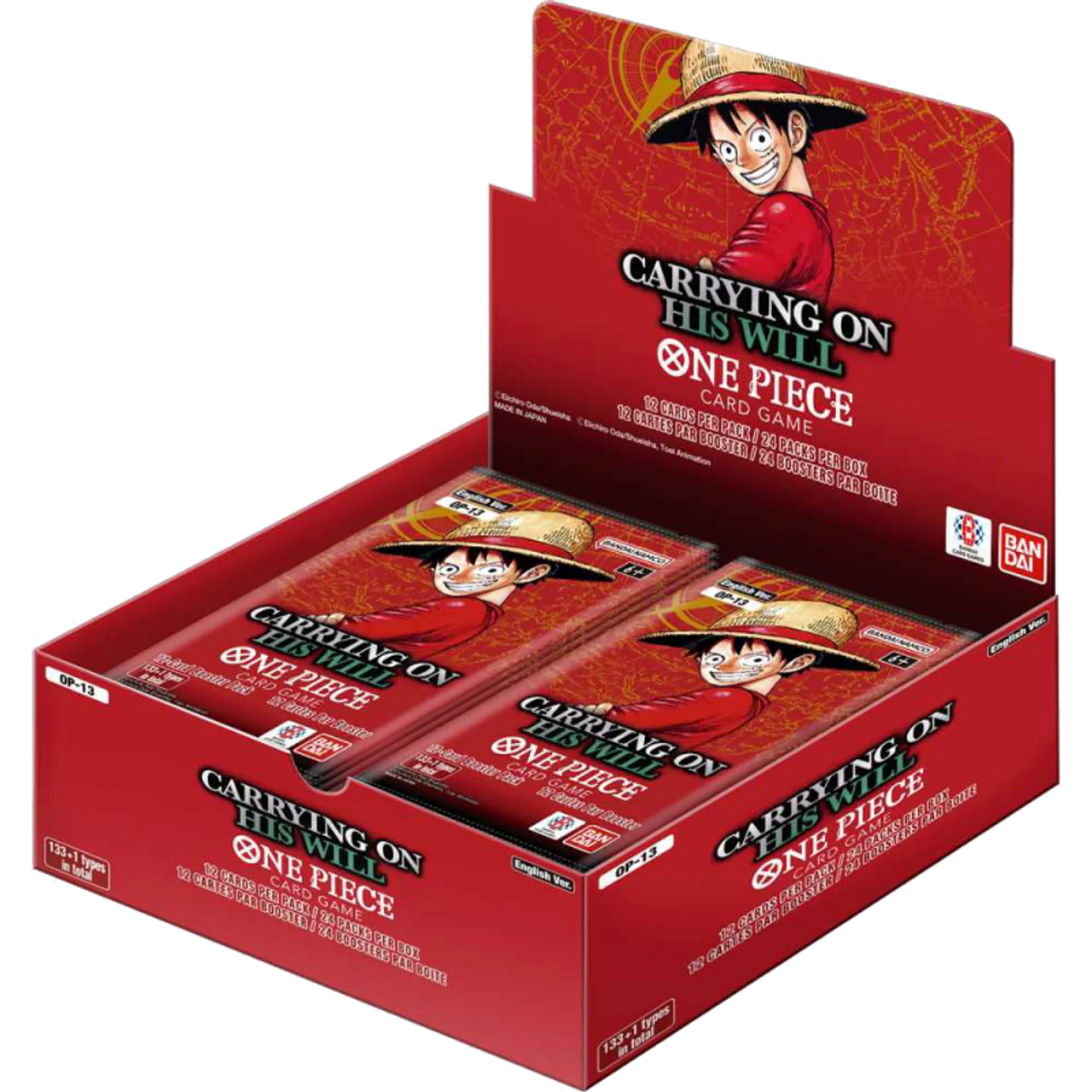One Piece Card Game - Carrying On His Will [OP-13] [PRE-ORDER]