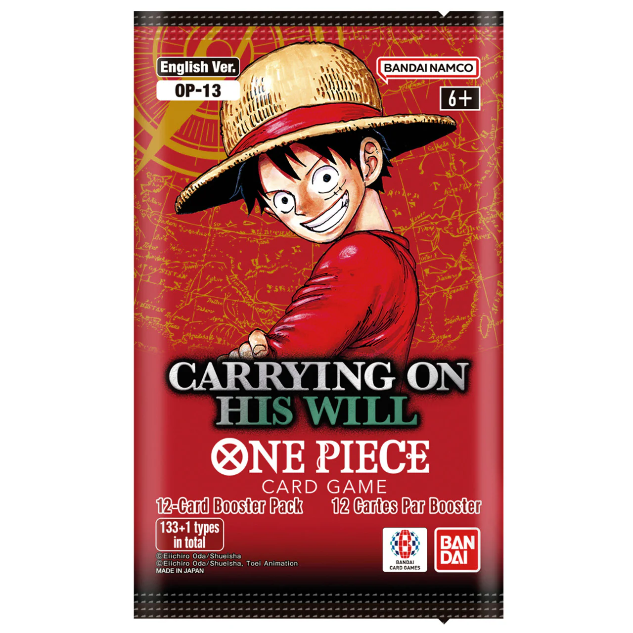 One Piece Card Game - Carrying On His Will [OP-13] [PRE-ORDER] - Image 2