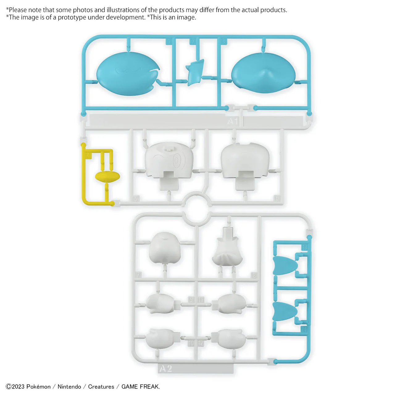 POKEMON - Model Kit Quick!! 19 Quaxly Model Kit - Image 4