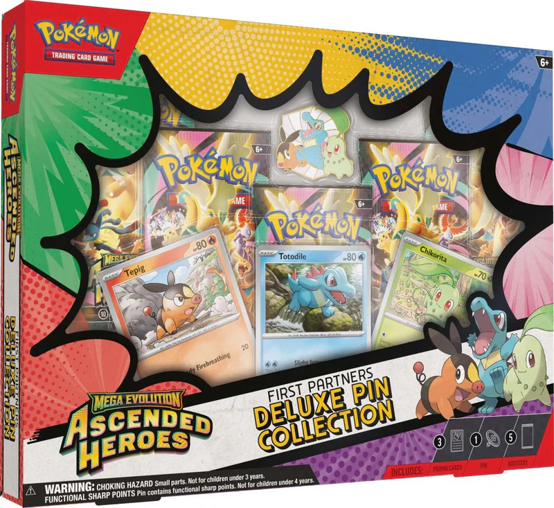 Pokemon TCG - Mega Evolution 2.5 First Partners Deluxe Pin Collection [PRE-ORDER]