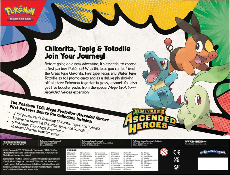 Pokemon TCG - Mega Evolution 2.5 First Partners Deluxe Pin Collection [PRE-ORDER] - Image 3