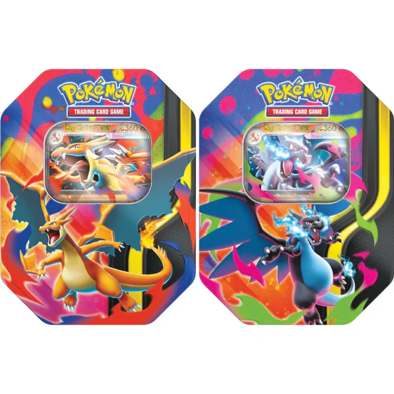 Pokemon TCG - Mega Evolution Mega Charizard Tin