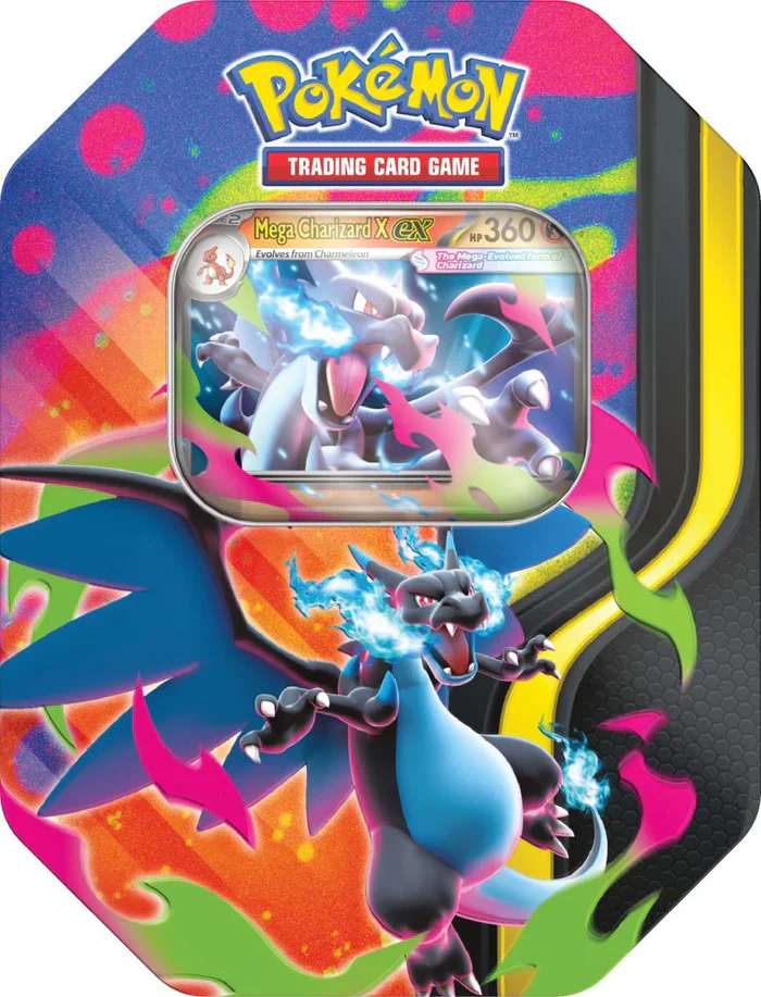 Pokemon TCG - Mega Evolution Mega Charizard Tin - Image 3