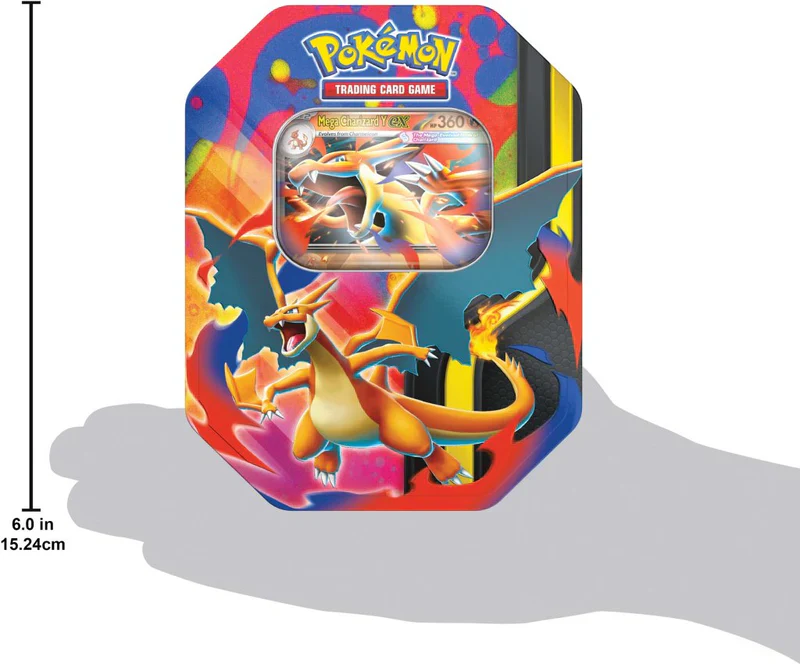 Pokemon TCG - Mega Evolution Mega Charizard Tin - Image 4