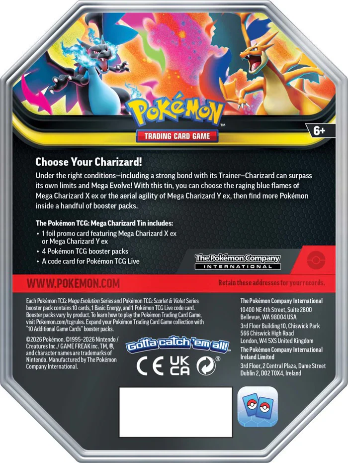 Pokemon TCG - Mega Evolution Mega Charizard Tin - Image 6