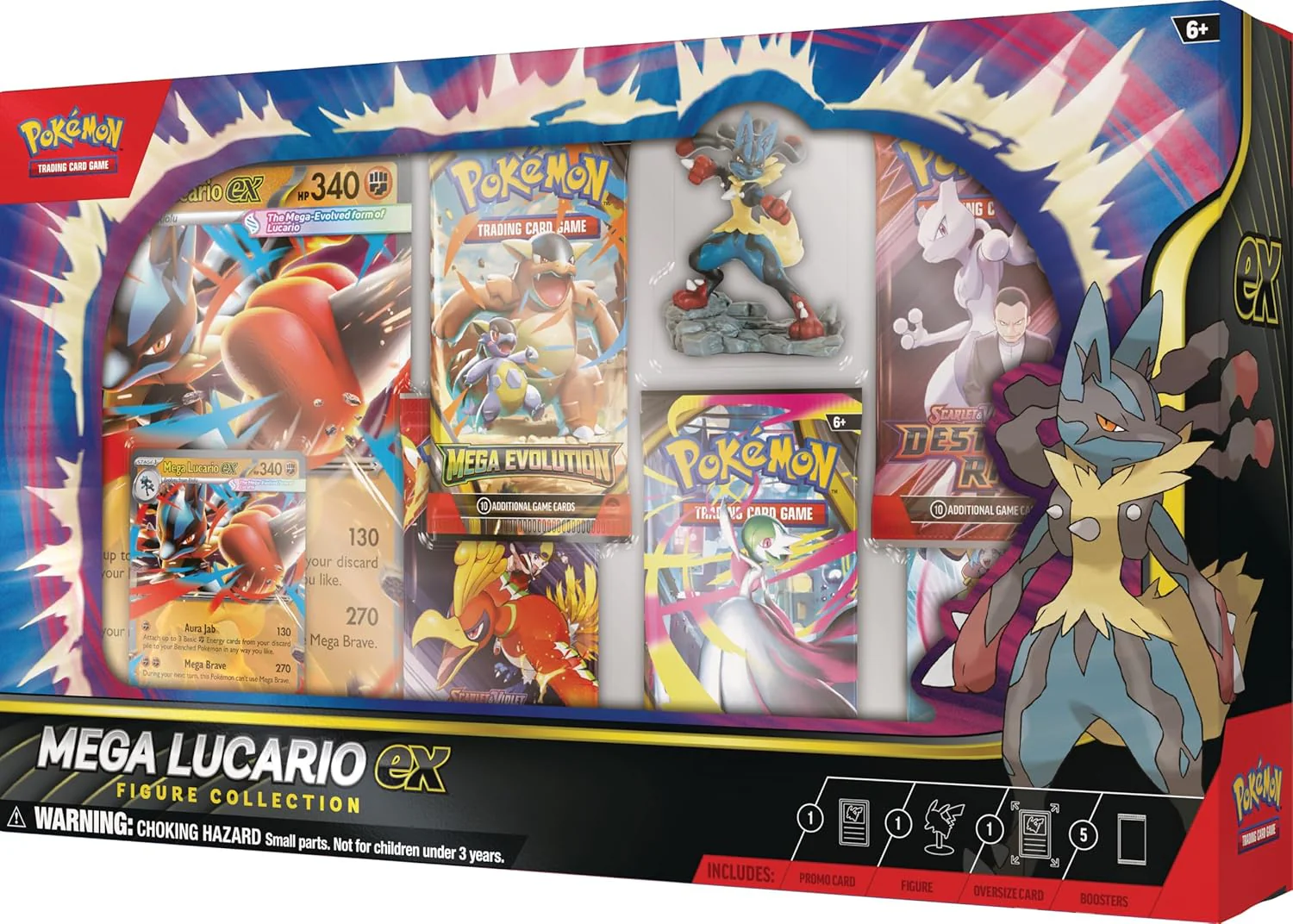 Pokemon TCG - Mega Lucario ex Figure Collection Box - Image 2