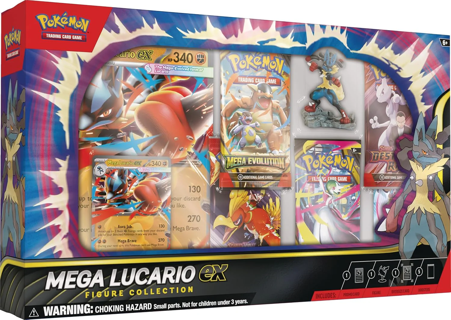 Pokemon TCG - Mega Lucario ex Figure Collection Box - Image 3