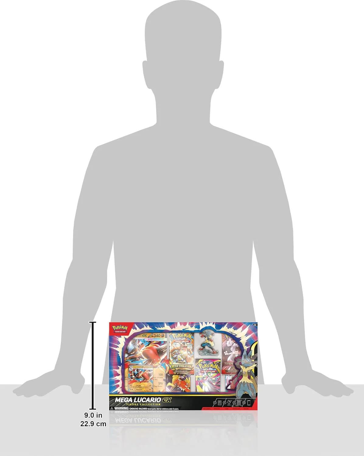 Pokemon TCG - Mega Lucario ex Figure Collection Box - Image 4