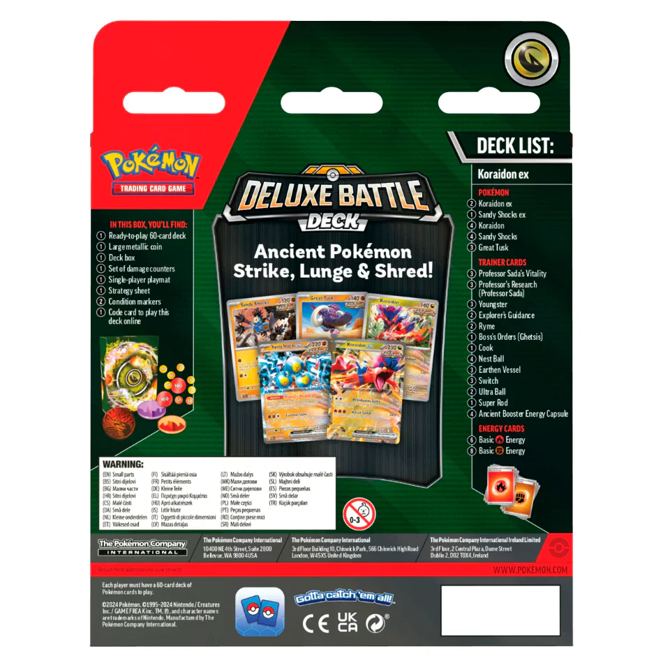 Pokemon TCG - Miradidon/Koraidon ex Deluxe Battle Deck - Image 4