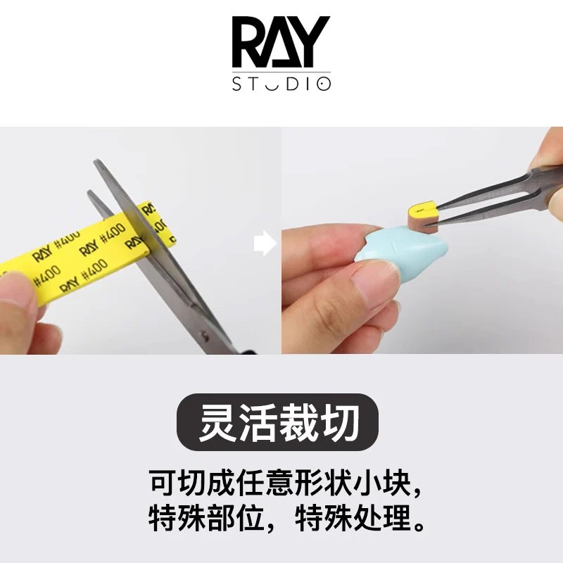 Ray Studio 3mm Sanding Sponge (#400 #600 #800 #1000 #1200 #1500 #2000) 10 pieces - Image 6
