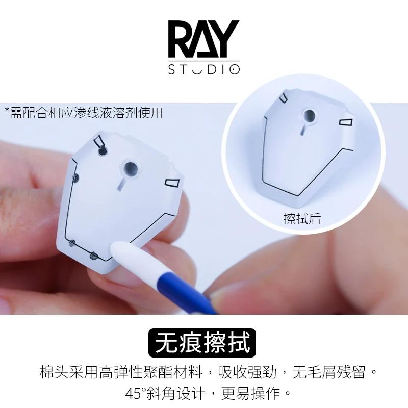 Ray Studio Metal Washable Cleaning Cotton Swabs - Image 6