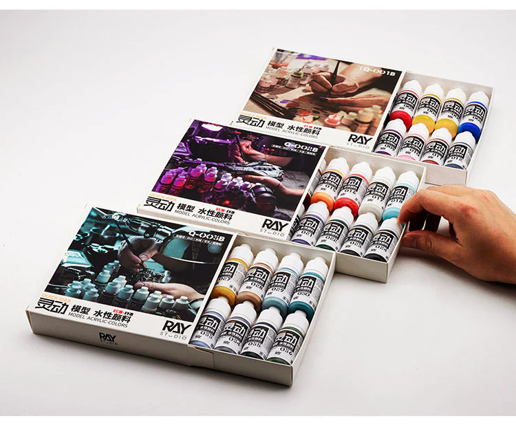 Ray Studio Water Based Acrylic-Colors Model Paint - Image 2